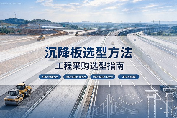 甘泉沉降板选择方法