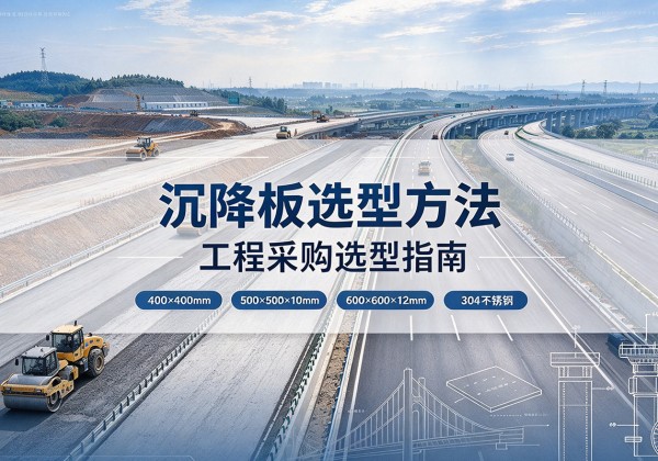 甘泉沉降板选择方法