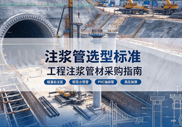 甘泉注浆管选型标准